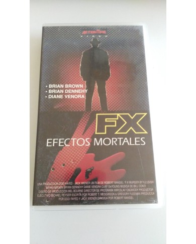 FX EFECTOS MORTALES VHS COLECCIONISTA EDICION ESPAÑOLA