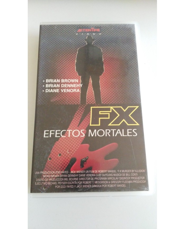 FX EFECTOS MORTALES VHS COLECCIONISTA EDICION ESPAÑOLA