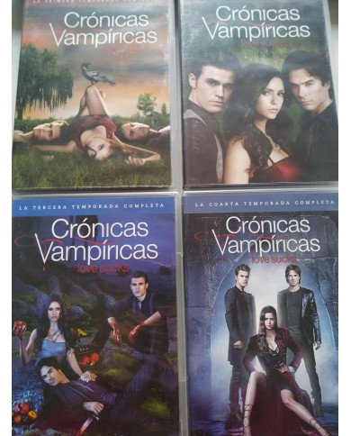 Cronicas Vampiricas Temporadas 1-4 Completas - DVD Espa?ol Ingles - 3T Cronicas Vampiricas Temporadas 1-4 Completas - DVD Espa?ol Ingles - 3T