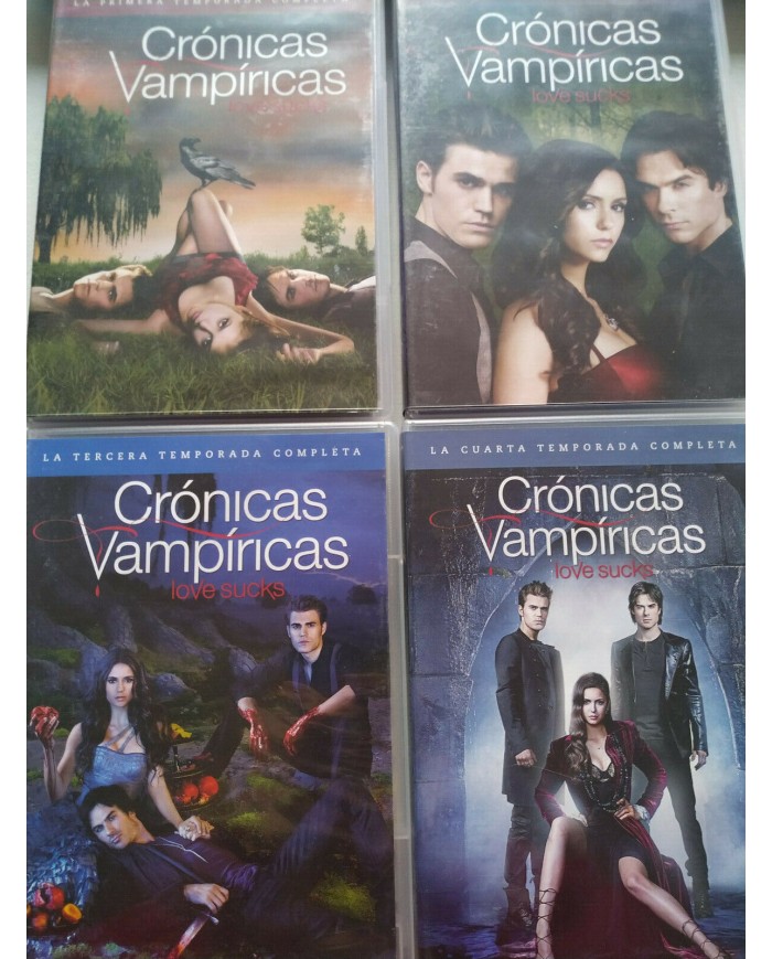 Cronicas Vampiricas Temporadas 1-4 Completas - DVD Espa?ol Ingles - 3T Cronicas Vampiricas Temporadas 1-4 Completas - DVD Espa?ol Ingles - 3T
