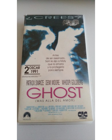 GHOST VHS CINTA TAPE EDICION ESPAÑOLA PATRICK SWAYZE DEMI MOORE - 3T