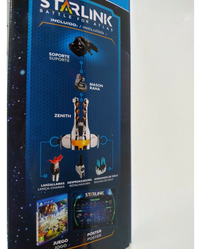 Starlink Battle for Atlas Starter Pack PS4 figuaras + juego + poster Nuevo - 2T