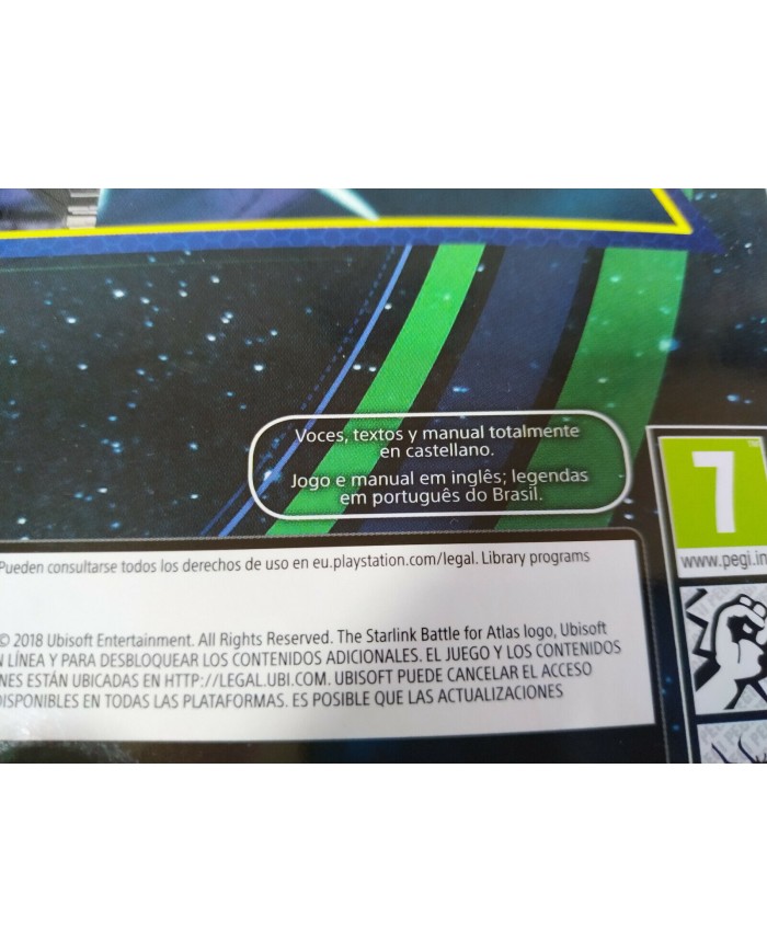 Starlink Battle for Atlas Starter Pack PS4 figuaras + juego + poster Nuevo - 2T
