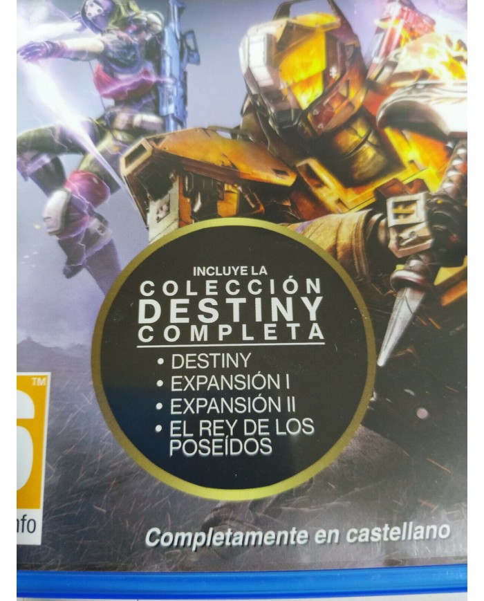 Destiny el Rey de los Poseidos Edicion Legendaria - Juego PS4 Espa?a PAL - 3T