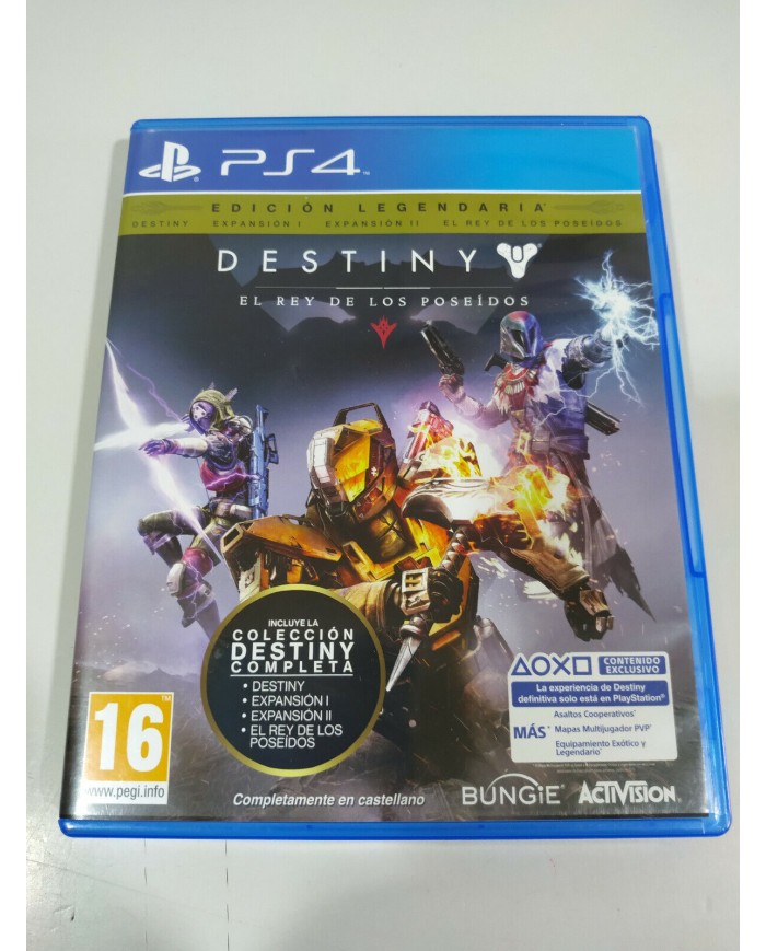 Destiny el Rey de los Poseidos Edicion Legendaria - Juego PS4 Espa?a PAL - 3T