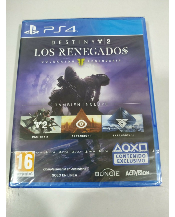 Destiny 2 Los Renegados Coleccion Legendaria Juego PS4 Edic Espa?a PAL Nuevo 3T