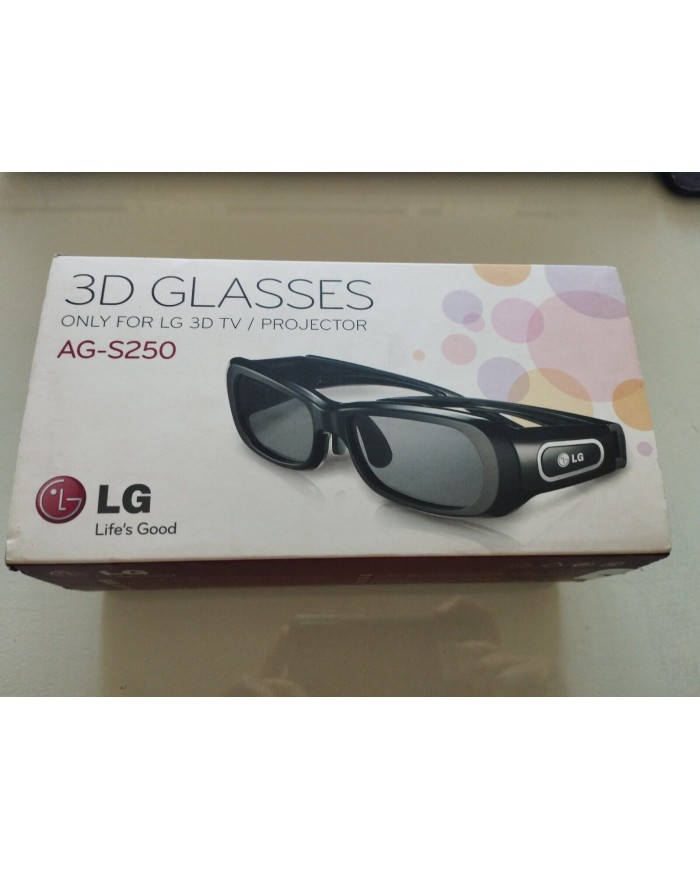 LG AG-S250 Gafas 3D para TV Glasses 3D - Nuevo Am