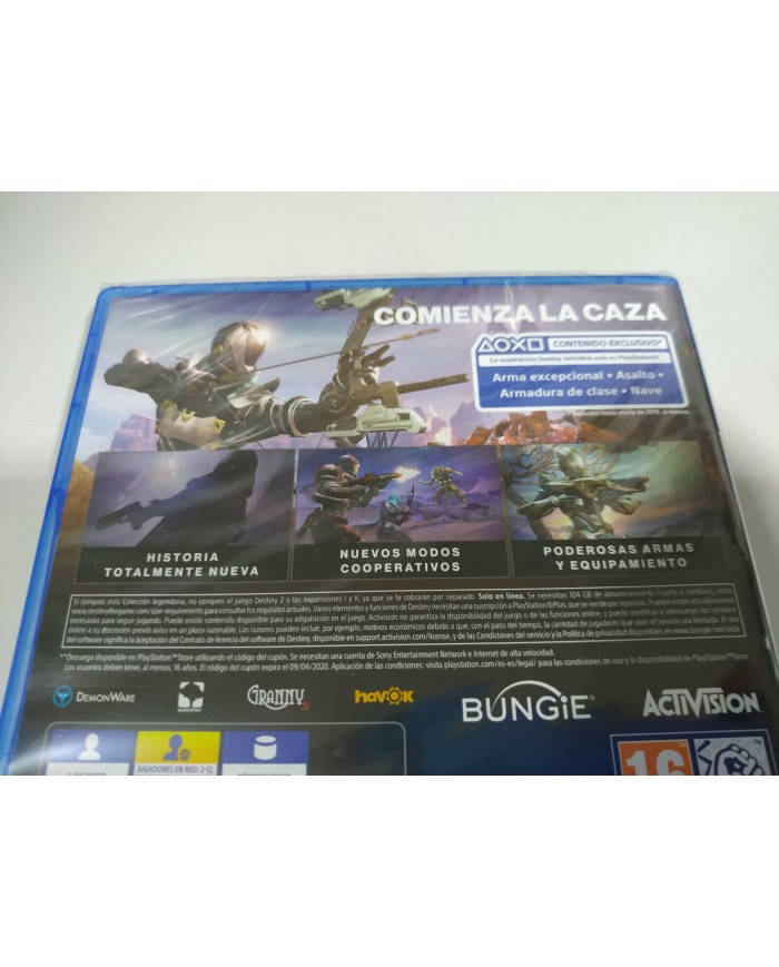 Destiny 2 Los Renegados Coleccion Legendaria Juego PS4 Edic Espa?a PAL 3T