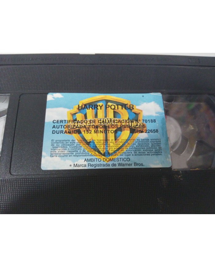 HARRY POTTER Y LA PIEDRA FILOSOFAL 2002 Warner - VHS Cinta Tape ESPAÑOL Am