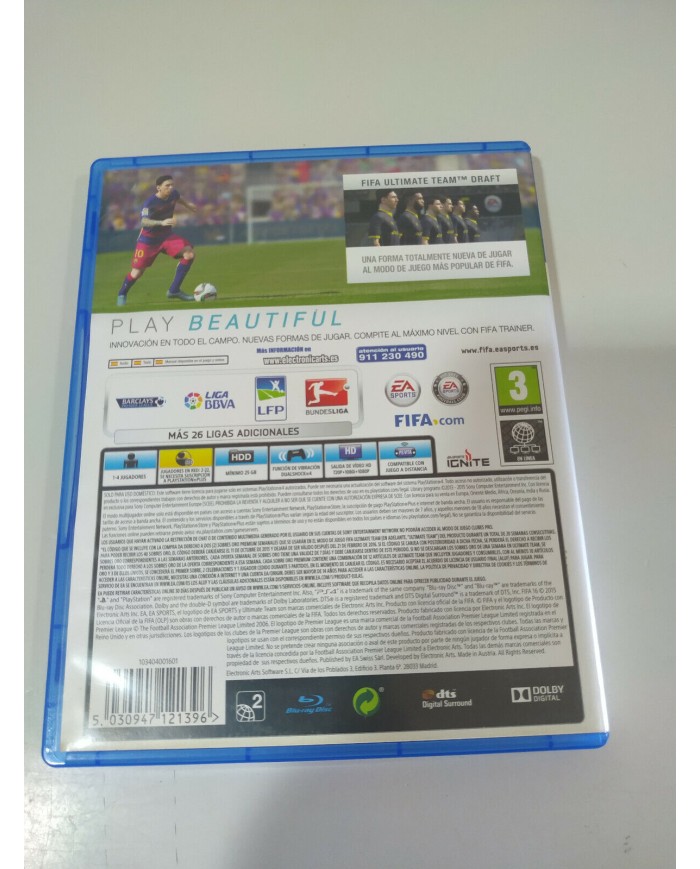 FIFA 16 Deluxe Edition Messi - Juego PS4 Edicion Espa?a PAL - 3T FIFA 16 Deluxe Edition Messi - Juego PS4 Edicion Espa?a PAL - 3T