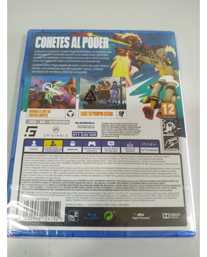 Rocket Arena Mythic Edition EA - Juego PS4 Edicion Espa?a PAL Nuevo - 3T