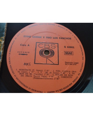 Eydie Gorme Canta en Espa?ol con Los Panchos 1970 S63662 - LP Vinilo 12" VG/VG Eydie Gorme Canta en Espa?ol con Los Panchos 1970 S63662 - LP Vinilo 12" VG/VG