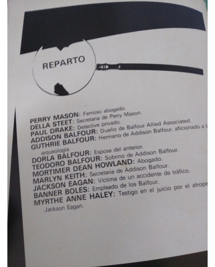 EL CASO DE LA SECRETARIA INSISTENTE ERLE STANLEY CIRCULO DEL CRIMEN COMIC LIBRO