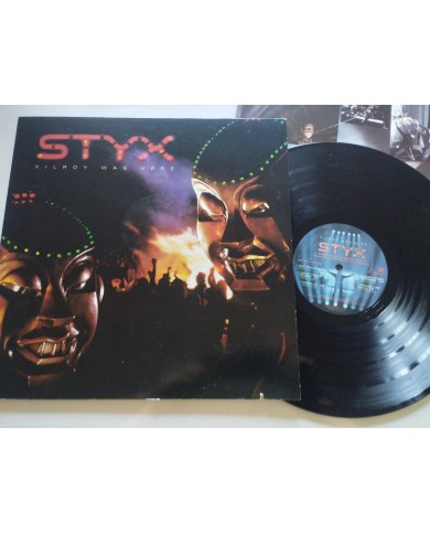 Styx Kilroy Was Here SP-3734 1983 A&M First Press LP Vinilo 12" VG/VG Styx Kilroy Was Here SP-3734 1983 A&M First Press LP Vinilo 12" VG/VG