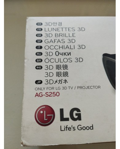 LG AG-S250 Gafas 3D para TV Glasses 3D - Nuevo Am LG AG-S250 Gafas 3D para TV Glasses 3D - Nuevo Am