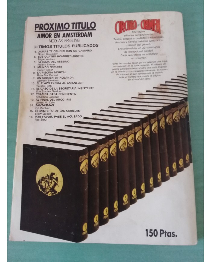 ESTADO DE SITIO ERIC AMBLER 1983 VOL 17 CIRCULO DEL CRIMEN COMIC LIBRO