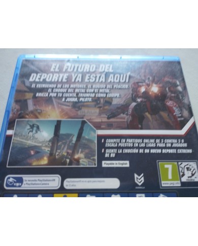 RIGS Mechanized Combat League VR Sony - Juego PS4 Edicion España PAL Am RIGS Mechanized Combat League VR Sony - Juego PS4 Edicion España PAL Am
