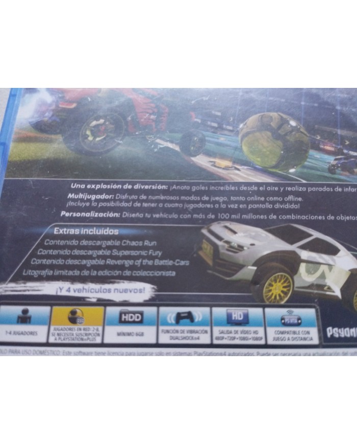 Rocket League Collectors Edition Psyonix - Juego PS4 Edicion España PAL