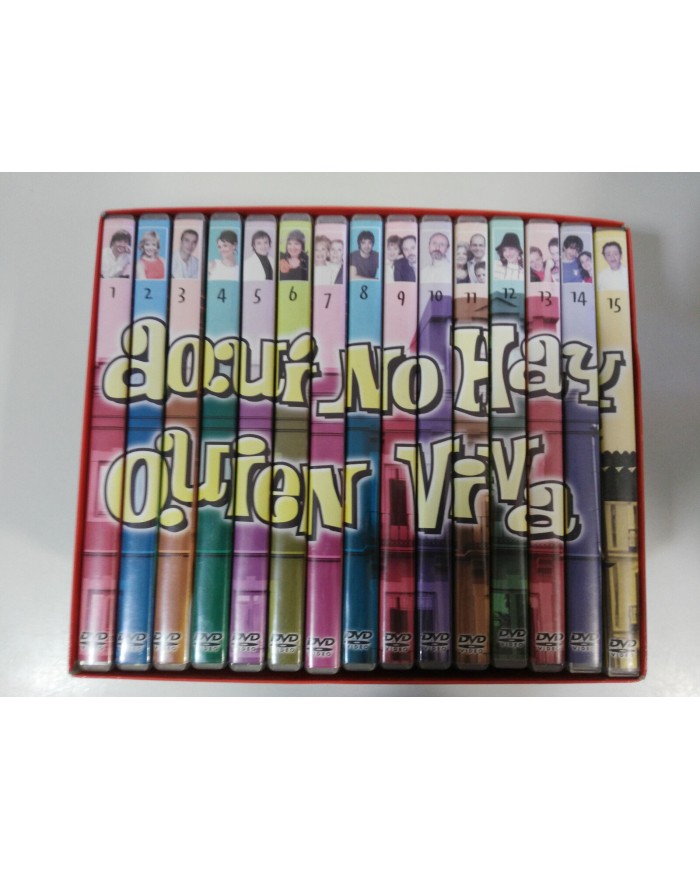 AQUI NO HAY QUIEN VIVA TEMPORADA 1 Y 2 COMPLETAS 15 DVD - 30 CAPITULOS