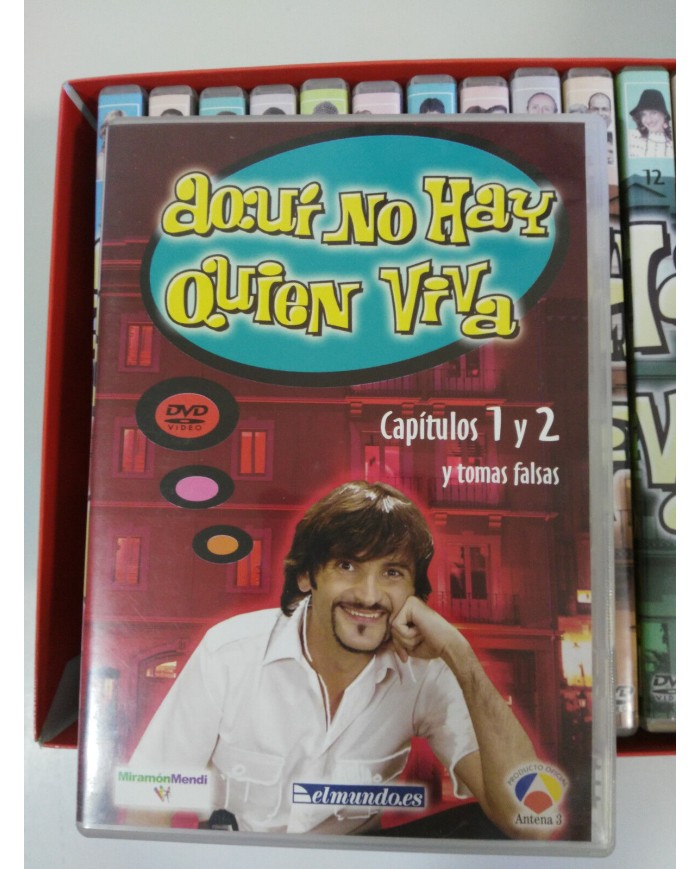 AQUI NO HAY QUIEN VIVA TEMPORADA 1 Y 2 COMPLETAS 15 DVD - 30 CAPITULOS