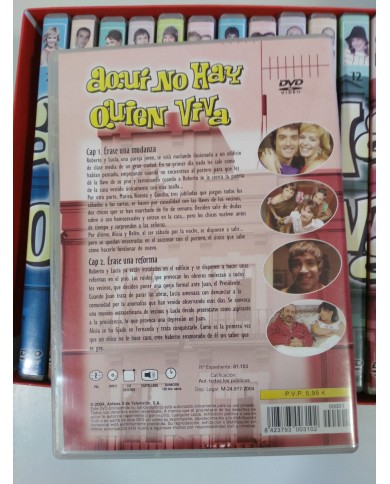 AQUI NO HAY QUIEN VIVA TEMPORADA 1 Y 2 COMPLETAS 15 DVD - 30 CAPITULOS AQUI NO HAY QUIEN VIVA TEMPORADA 1 Y 2 COMPLETAS 15 DVD - 30 CAPITULOS