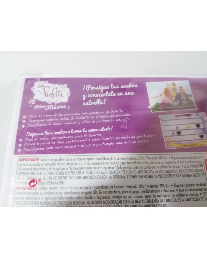 VIOLETTA RITMO & MUSICA DISNEY CHANNEL NINTENDO 3DS ESPA?A nuevo