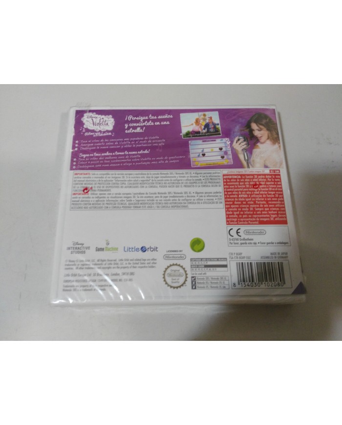 VIOLETTA RITMO & MUSICA DISNEY CHANNEL NINTENDO 3DS ESPA?A nuevo