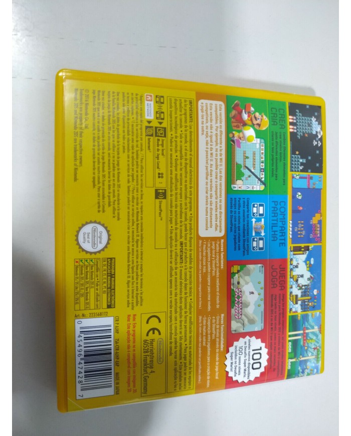 Super Mario Maker Espa?ol Portugues - Juego Nintendo 3DS Edicion Espa?a 2T