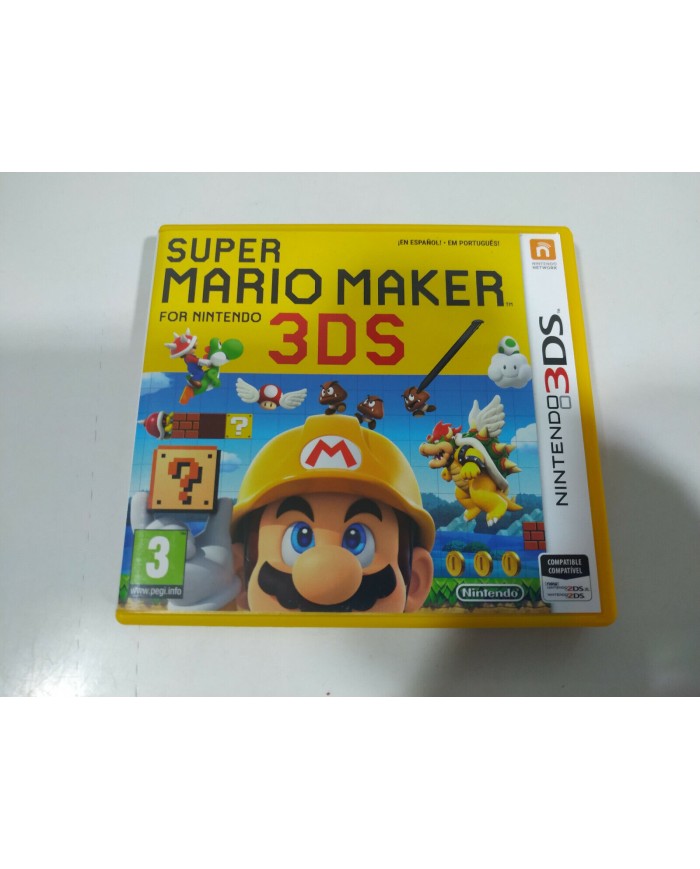 Super Mario Maker Espa?ol Portugues - Juego Nintendo 3DS Edicion Espa?a 2T