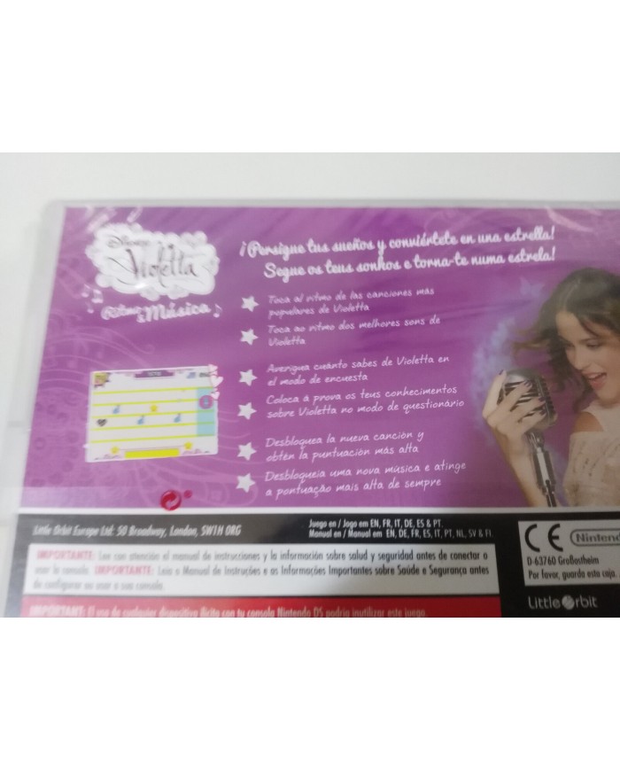 VIOLETTA RITMO & MUSICA DISNEY CHANNEL NINTENDO DS ESPA?A nuevo AM