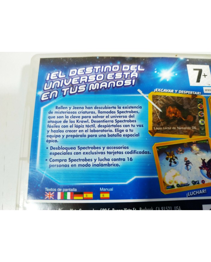 Spectrobes Walt Disney - Nintendo DS Edicion Espa?a - 2T