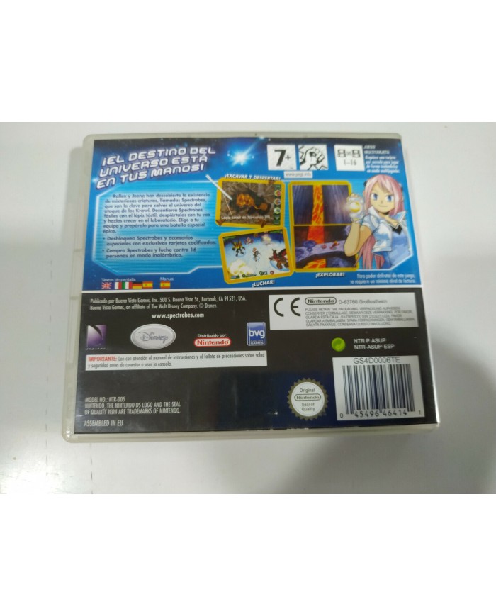 Spectrobes Walt Disney - Nintendo DS Edicion Espa?a - 2T