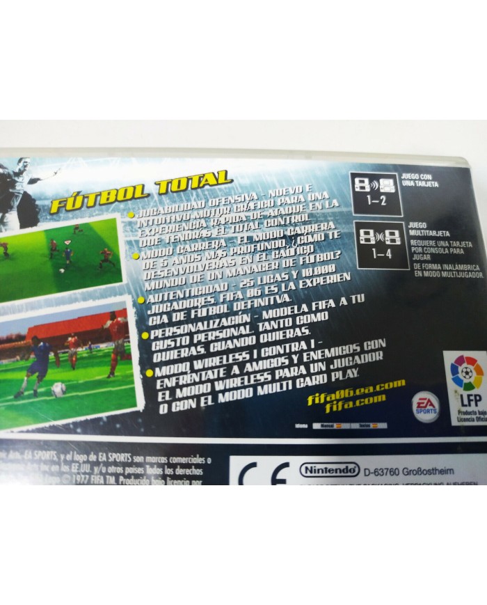 Fifa 06 EA Sports Ronaldinho - Juego Nintendo DS Edicion Espa?a 2T
