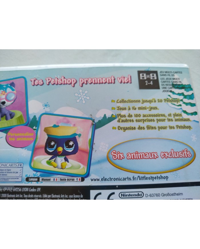 Littlest Pet Shop Hiver EA - Nintendo DS Edicion Edicion Francia Am