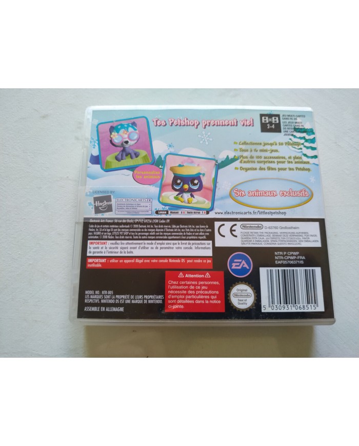 Littlest Pet Shop Hiver EA - Nintendo DS Edicion Edicion Francia Am