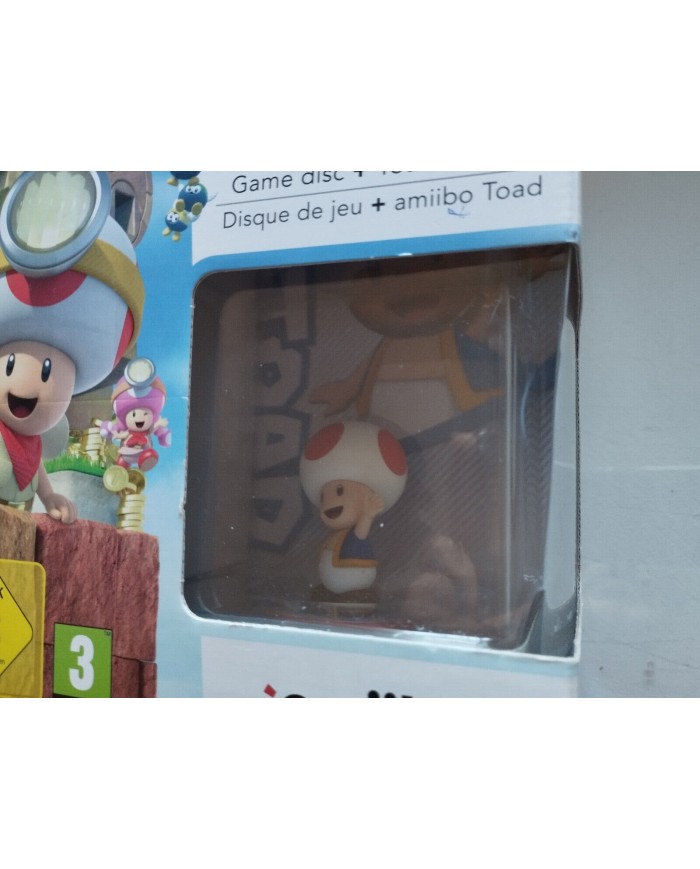 Captain Toad Treasure Tracker Game Disc Amiibo - Juego NINTENDO WII U Nuevo 2T