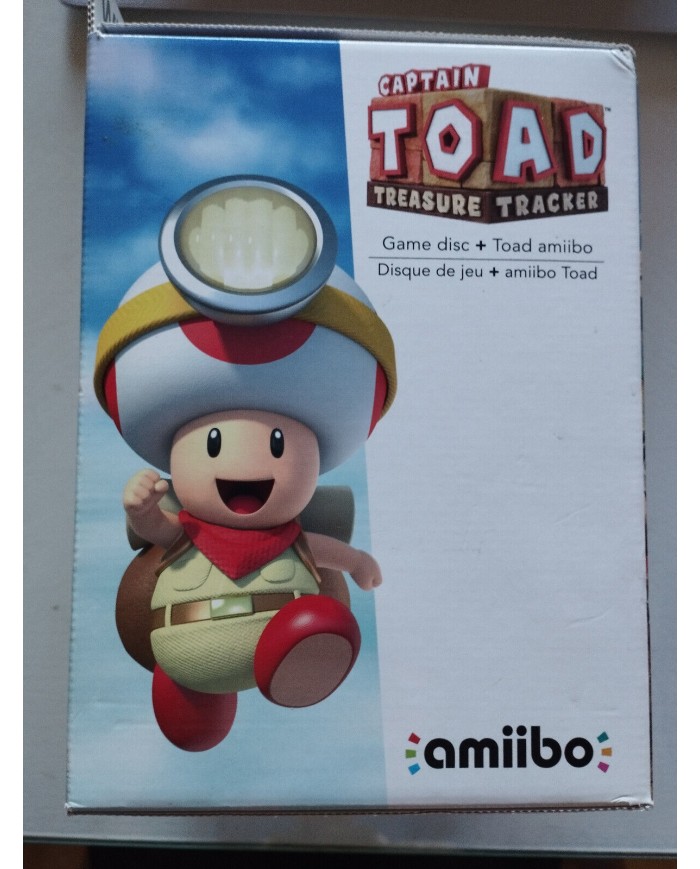 Captain Toad Treasure Tracker Game Disc Amiibo - Juego NINTENDO WII U Nuevo 2T