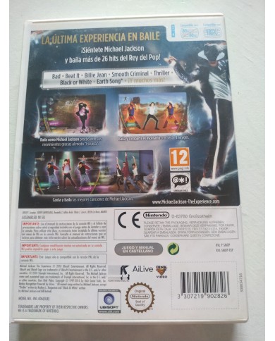 Michael Jackson The Experience Ubisoft - Juego para Wii Nintendo PAL Michael Jackson The Experience Ubisoft - Juego para Wii Nintendo PAL