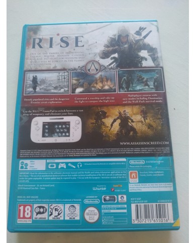 Assassin?s Creed III Ubisoft 2012 EU Edition - Juego para NINTENDO WII U Am Assassin?s Creed III Ubisoft 2012 EU Edition - Juego para NINTENDO WII U Am