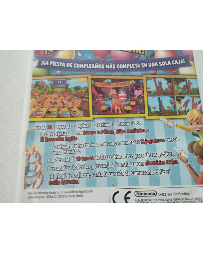 Mi Gran Fiesta de Cumplea?os 2K Play - Juego para NINTENDO WII