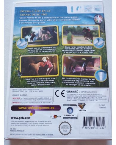 Horsez El Valle del Rancho Ubisoft - Juego para NINTENDO WII Horsez El Valle del Rancho Ubisoft - Juego para NINTENDO WII