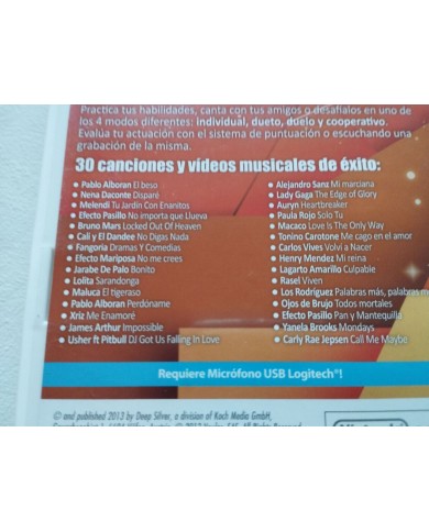 Let?s Sing 6 Version Espa?ola Pablo Alboran - Juego para NINTENDO WII Am Let?s Sing 6 Version Espa?ola Pablo Alboran - Juego para NINTENDO WII Am