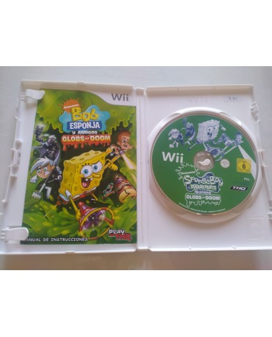 Bob Esponja Y Amigos Globs Of Doom en Espa?ol - Juego Wii Nintendo PAL Am Bob Esponja Y Amigos Globs Of Doom en Espa?ol - Juego Wii Nintendo PAL Am