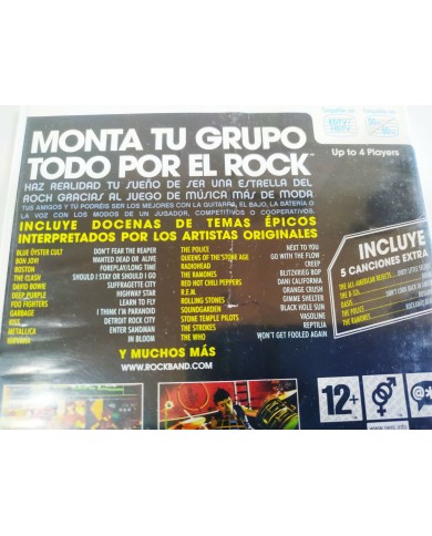 Rock Band Bon Jovi Metallica The Who Clash - Juego Wii Nintendo PAL - 3T Rock Band Bon Jovi Metallica The Who Clash - Juego Wii Nintendo PAL - 3T