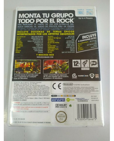 Rock Band Bon Jovi Metallica The Who Clash - Juego Wii Nintendo PAL - 3T Rock Band Bon Jovi Metallica The Who Clash - Juego Wii Nintendo PAL - 3T