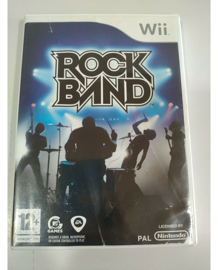 Rock Band Bon Jovi Metallica The Who Clash - Juego Wii Nintendo PAL - 3T