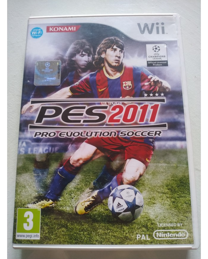 PES 2011 Pro Evolution Soccer Konami - Juego para Wii Nintendo PAL