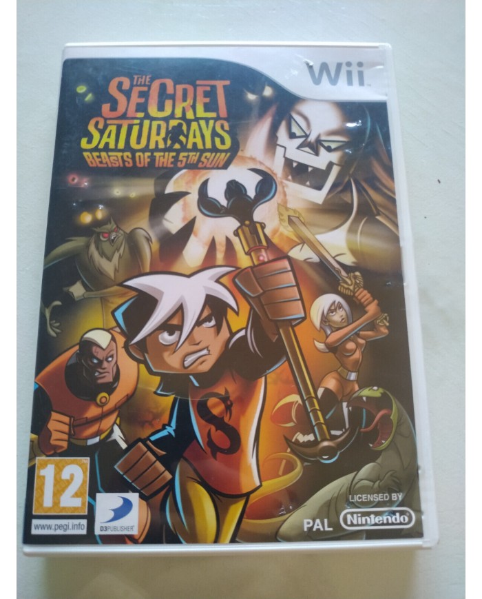 The Secret Saturdays Beasts of The 5TH Sun - Juego Wii Nintendo PAL Am