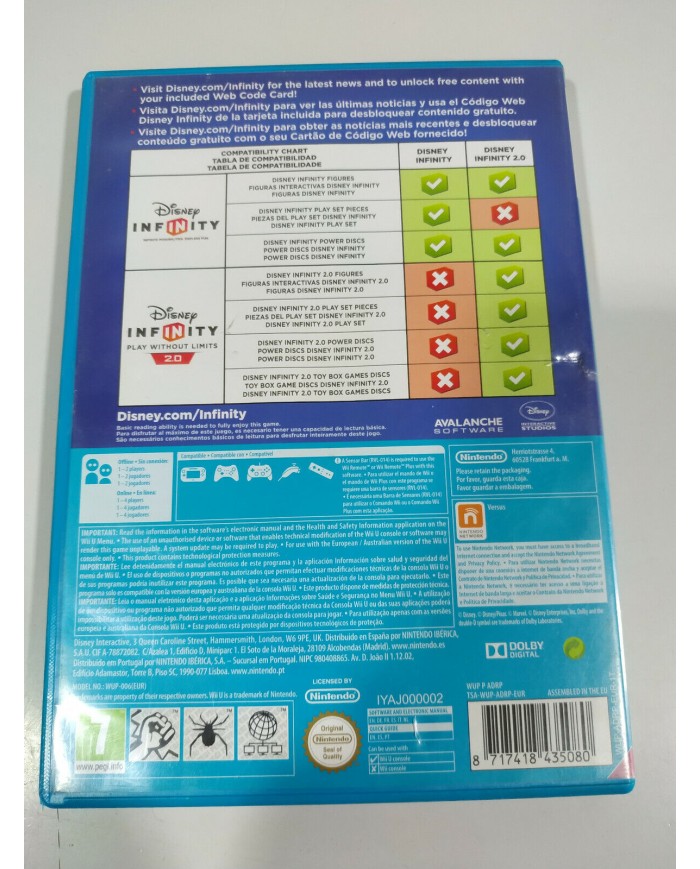 Disney Infinity 2.0 - Juego para NINTENDO WII U 2T