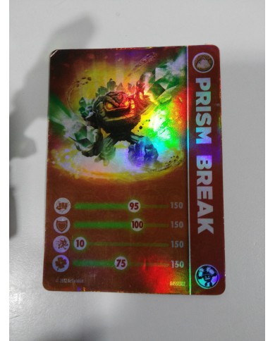 PRISM BREAK SKYLANDER GIANTS NINTENDO WII FIGURA CARTA BRILLANTE PRISM BREAK SKYLANDER GIANTS NINTENDO WII FIGURA CARTA BRILLANTE